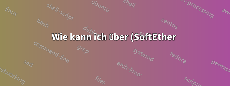 Wie kann ich über (SoftEther) VPN eine Verbindung zu LAN-Computern herstellen?