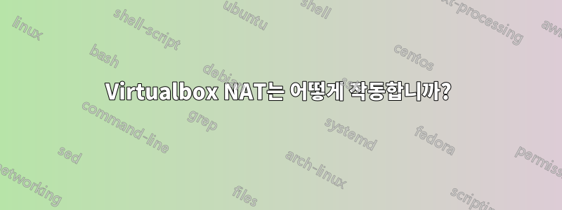 Virtualbox NAT는 어떻게 작동합니까?