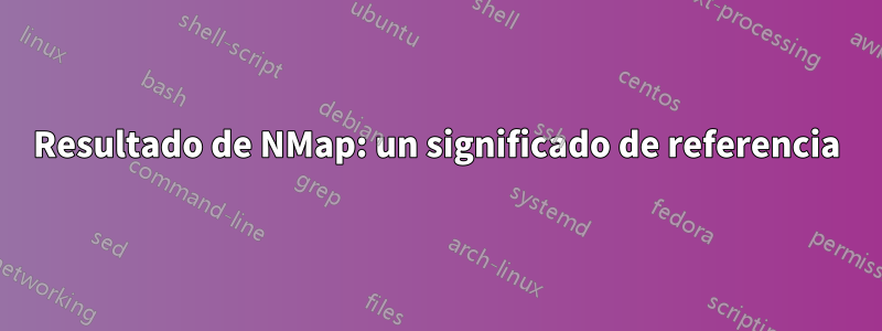 Resultado de NMap: un significado de referencia