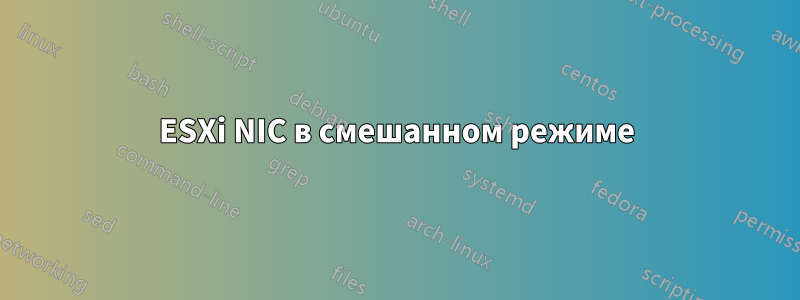 ESXi NIC в смешанном режиме