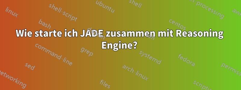 Wie starte ich JADE zusammen mit Reasoning Engine?