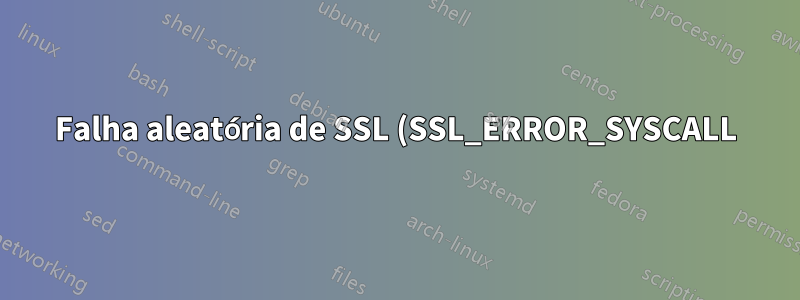 Falha aleatória de SSL (SSL_ERROR_SYSCALL) no macOS Mojave