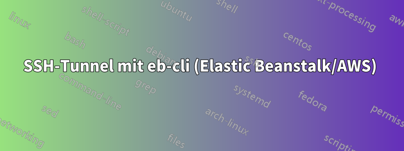 SSH-Tunnel mit eb-cli (Elastic Beanstalk/AWS)