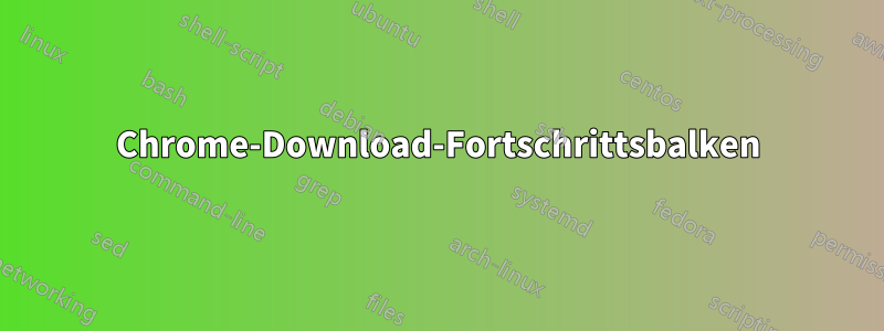 Chrome-Download-Fortschrittsbalken