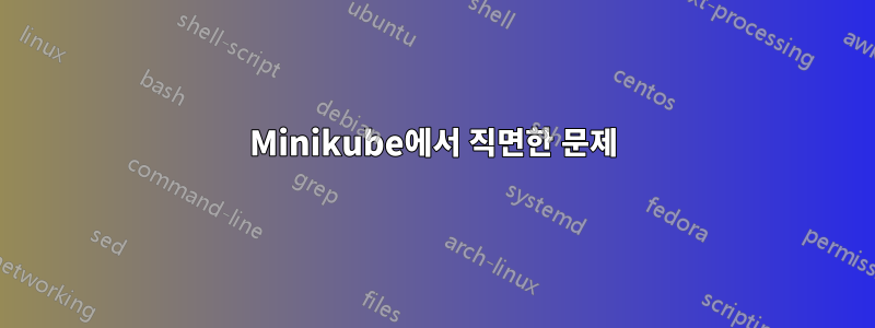 Minikube에서 직면한 문제