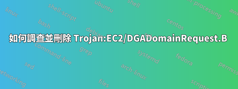 如何調查並刪除 Trojan:EC2/DGADomainRequest.B