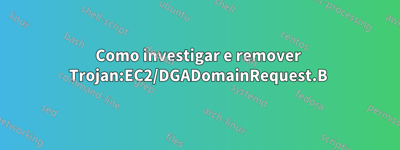 Como investigar e remover Trojan:EC2/DGADomainRequest.B