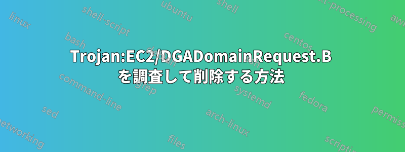 Trojan:EC2/DGADomainRequest.B を調査して削除する方法