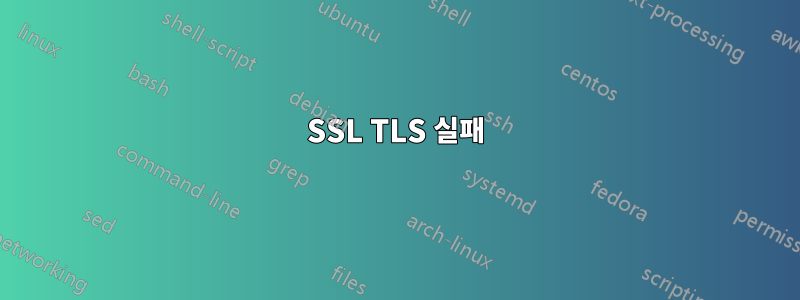 SSL TLS 실패