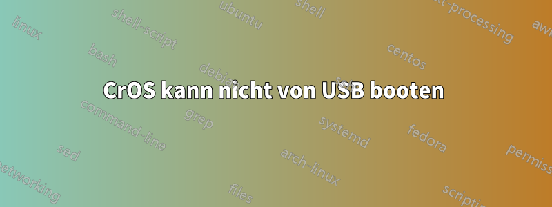 CrOS kann nicht von USB booten