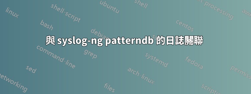 與 syslog-ng patterndb 的日誌關聯