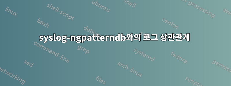 syslog-ngpatterndb와의 로그 상관관계