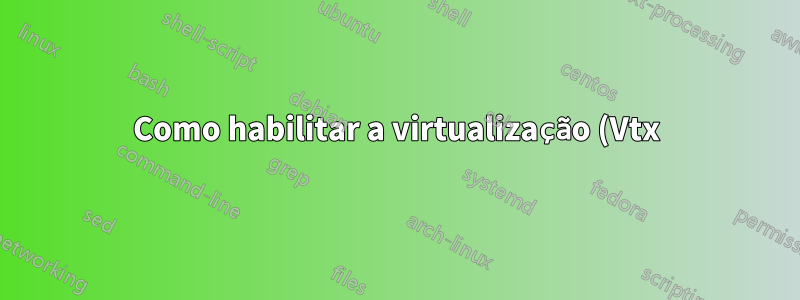 Como habilitar a virtualização (Vtx) no livro Microsoft Surface