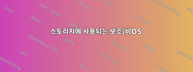 스토리지에 사용되는 보조(비OS) SSD를 분할해야 합니까?