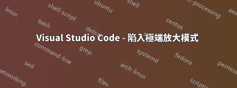 Visual Studio Code - 陷入極端放大模式