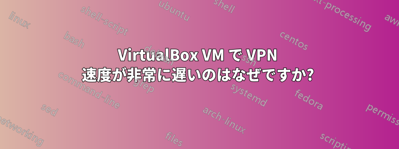 VirtualBox VM で VPN 速度が非常に遅いのはなぜですか?