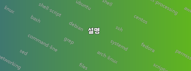 설명 