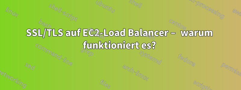 SSL/TLS auf EC2-Load Balancer – warum funktioniert es?