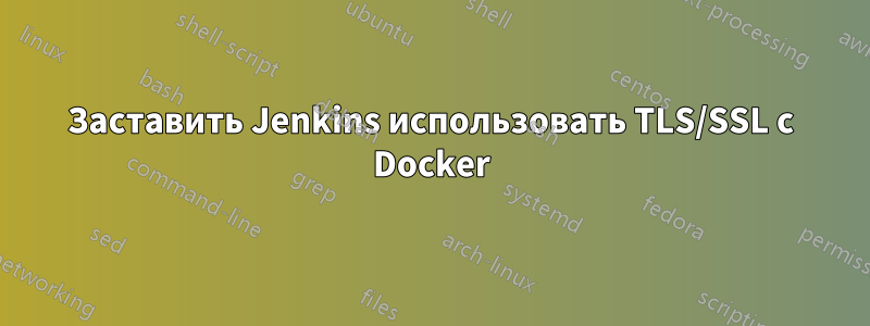 Заставить Jenkins использовать TLS/SSL с Docker