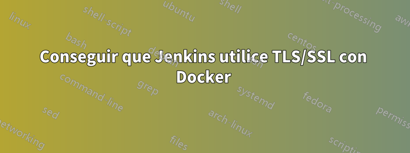 Conseguir que Jenkins utilice TLS/SSL con Docker