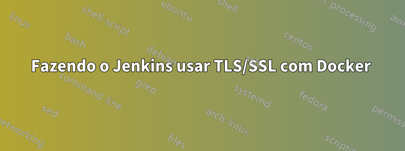 Fazendo o Jenkins usar TLS/SSL com Docker
