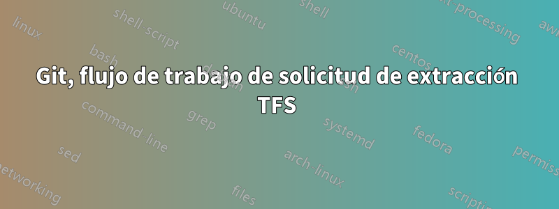 Git, flujo de trabajo de solicitud de extracción TFS