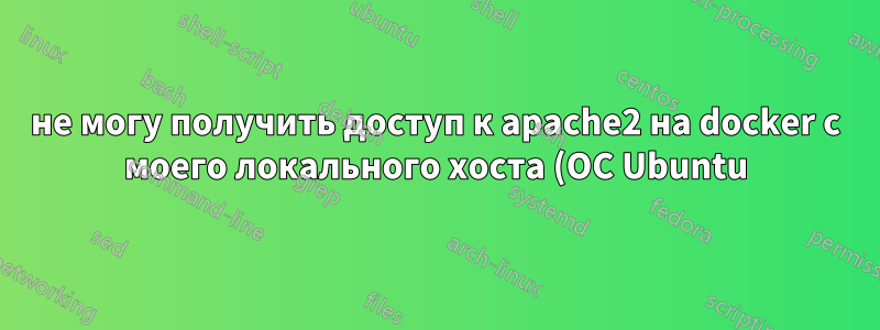 не могу получить доступ к apache2 на docker с моего локального хоста (ОС Ubuntu)