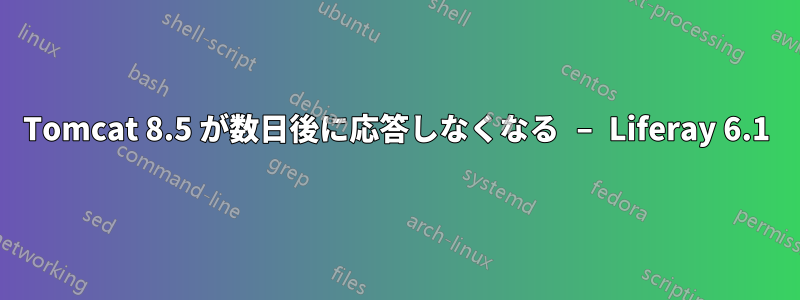 Tomcat 8.5 が数日後に応答しなくなる – Liferay 6.1