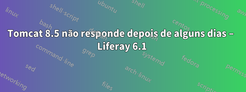 Tomcat 8.5 não responde depois de alguns dias – Liferay 6.1