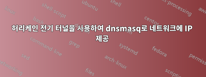 허리케인 전기 터널을 사용하여 dnsmasq로 네트워크에 IP 제공