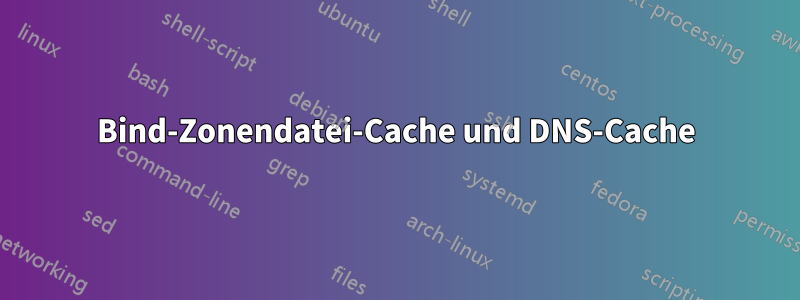 Bind-Zonendatei-Cache und DNS-Cache