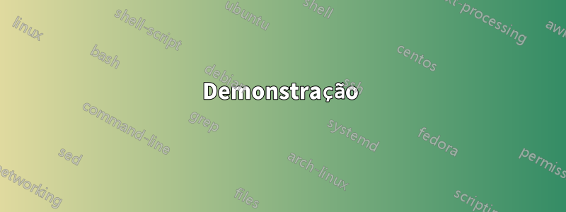 Demonstração