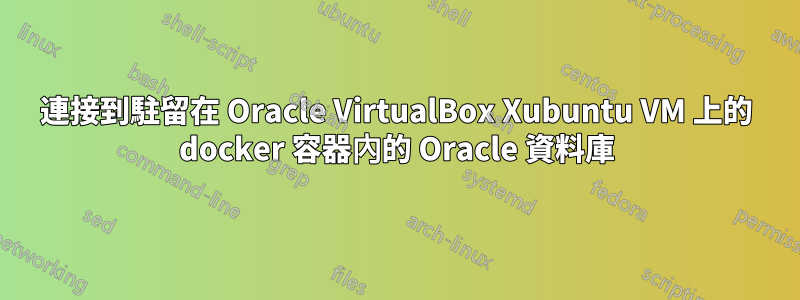 連接到駐留在 Oracle VirtualBox Xubuntu VM 上的 docker 容器內的 Oracle 資料庫