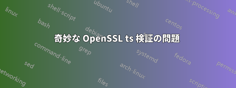 奇妙な OpenSSL ts 検証の問題