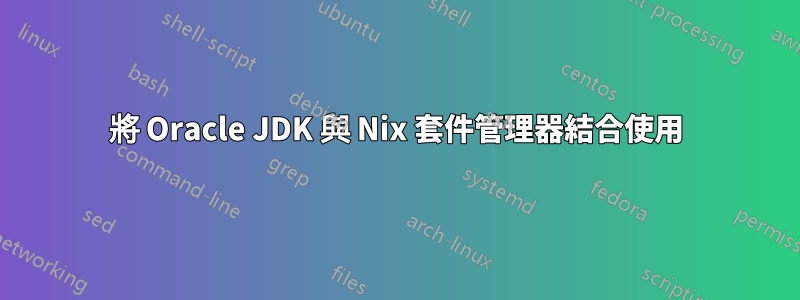 將 Oracle JDK 與 Nix 套件管理器結合使用