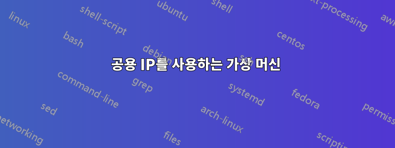 공용 IP를 사용하는 가상 머신