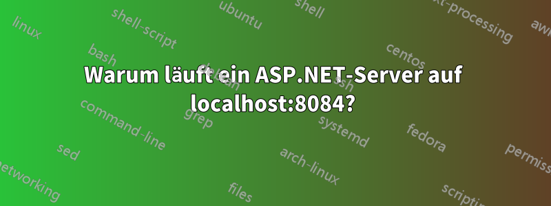 Warum läuft ein ASP.NET-Server auf localhost:8084?