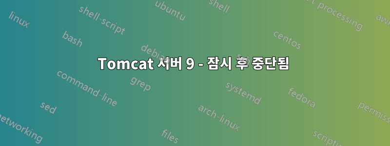 Tomcat 서버 9 - 잠시 후 중단됨