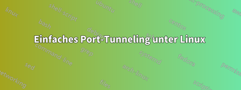 Einfaches Port-Tunneling unter Linux