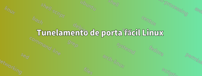 Tunelamento de porta fácil Linux