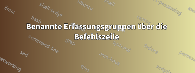 Benannte Erfassungsgruppen über die Befehlszeile