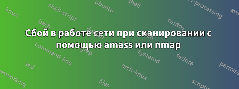 Сбой в работе сети при сканировании с помощью amass или nmap