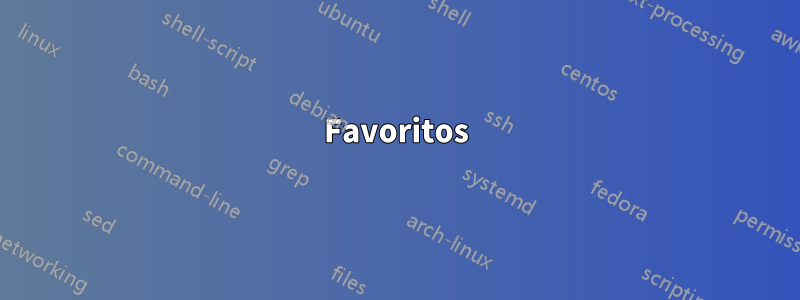 Favoritos