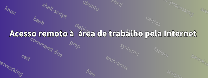 Acesso remoto à área de trabalho pela Internet