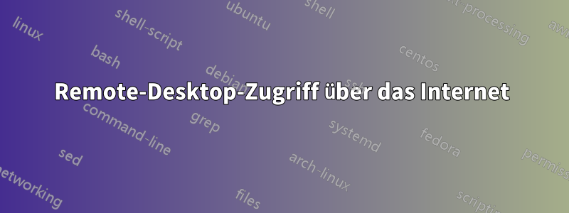 Remote-Desktop-Zugriff über das Internet