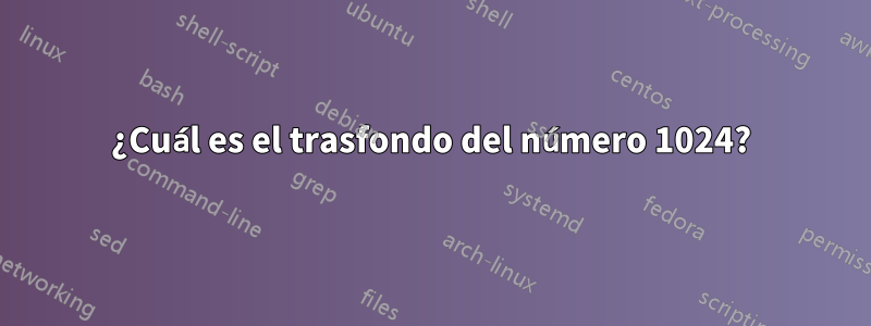 ¿Cuál es el trasfondo del número 1024?