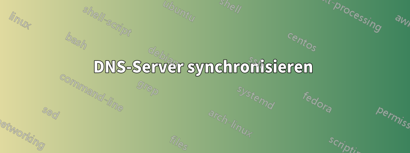 DNS-Server synchronisieren