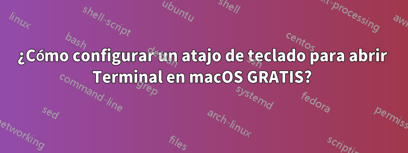 ¿Cómo configurar un atajo de teclado para abrir Terminal en macOS GRATIS?