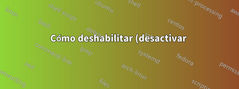 Cómo deshabilitar (desactivar) por la fuerza un disco duro interno (Windows 10 v1903)