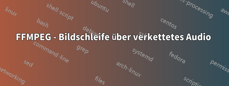 FFMPEG - Bildschleife über verkettetes Audio